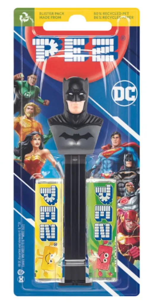 Диспенсер із цукерками Pez DC Super Heroes Collection Бетмен 17г - фото 2