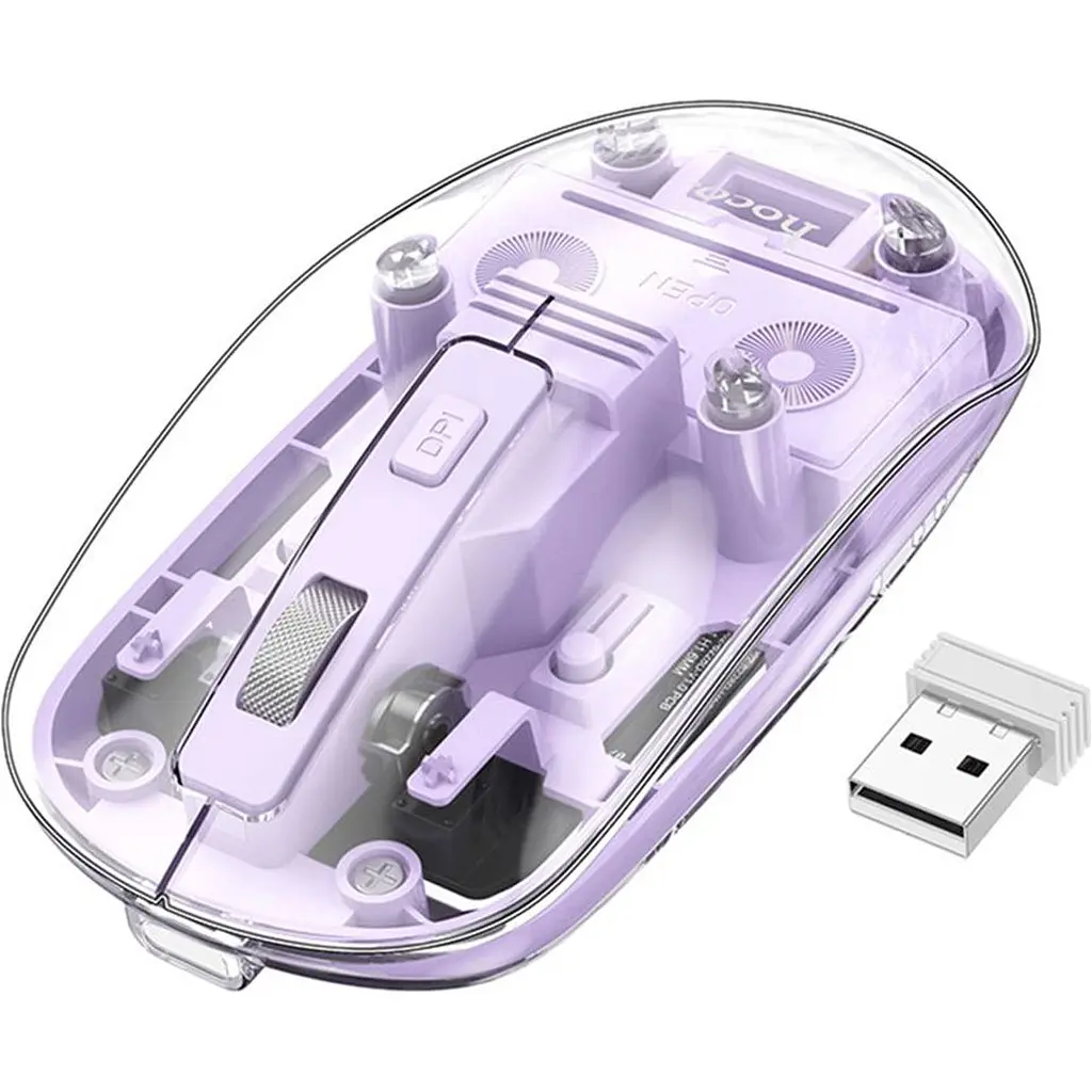 Миша Hoco GM29 Crystals Romantic Purple (785121) [136150] - фото 4