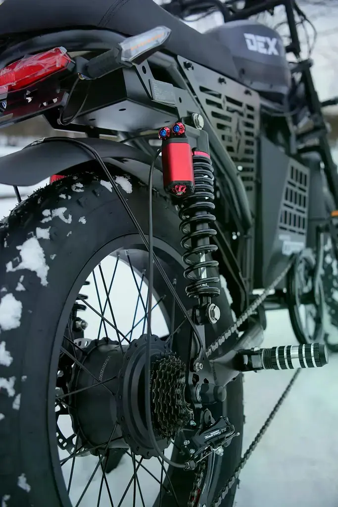 Електрофетбайк Corso DEX-73 20" DX-22530 (1200W 48V 23Ah) Чорний - фото 8