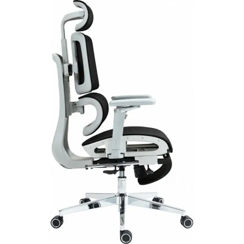 Офісне крісло GT Racer B-2450 White/Black - фото 3