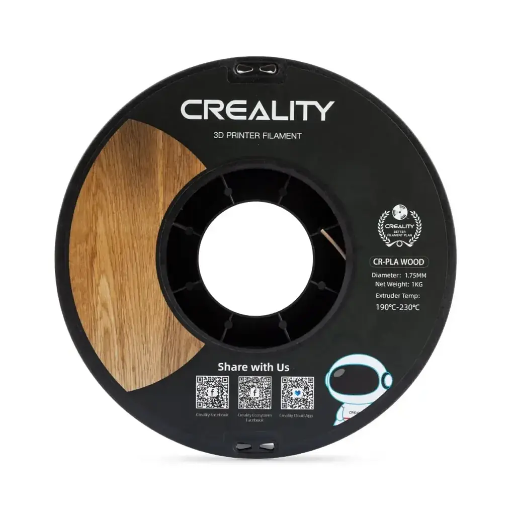 Пластик для 3D-принтера Creality PLA wood 1кг, 1.75мм, light brown (3301130001) - фото 4