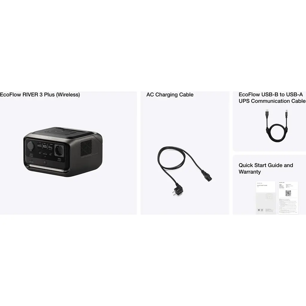Зарядна станція EcoFlow RIVER 3 Plus Wireless (EFRIVER3PLUS-W-EU-CBOX) UA [142654] - фото 7