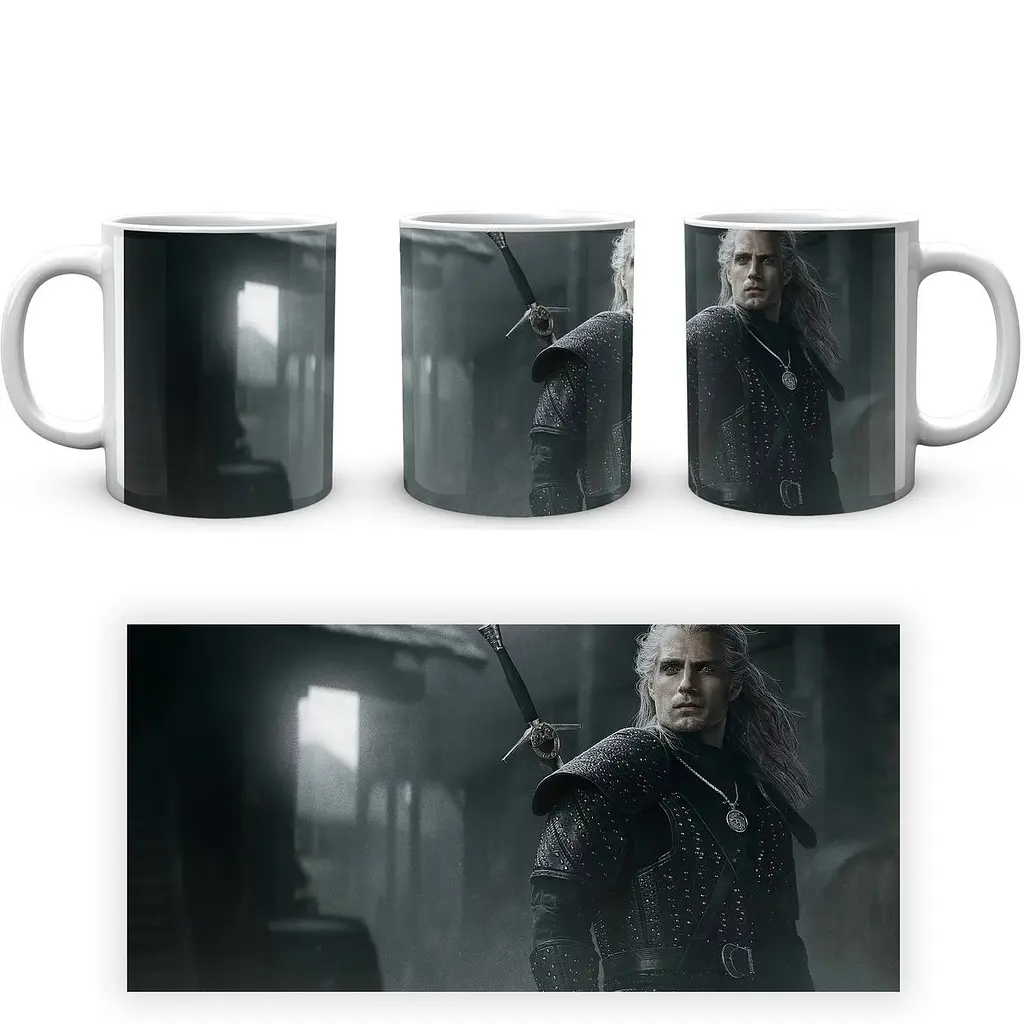 Кухоль GeekLand The Witcher Відьмак Геральт TW 002.009 330 мл білий - фото 4