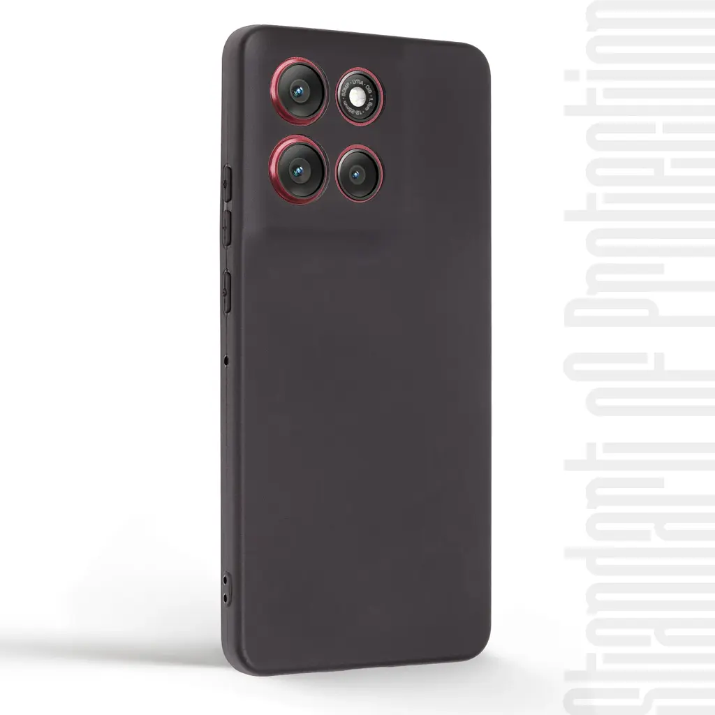 Чохол ArmorStandart Matte Slim Fit для Motorola G86 5G Camera cover Black - фото 2