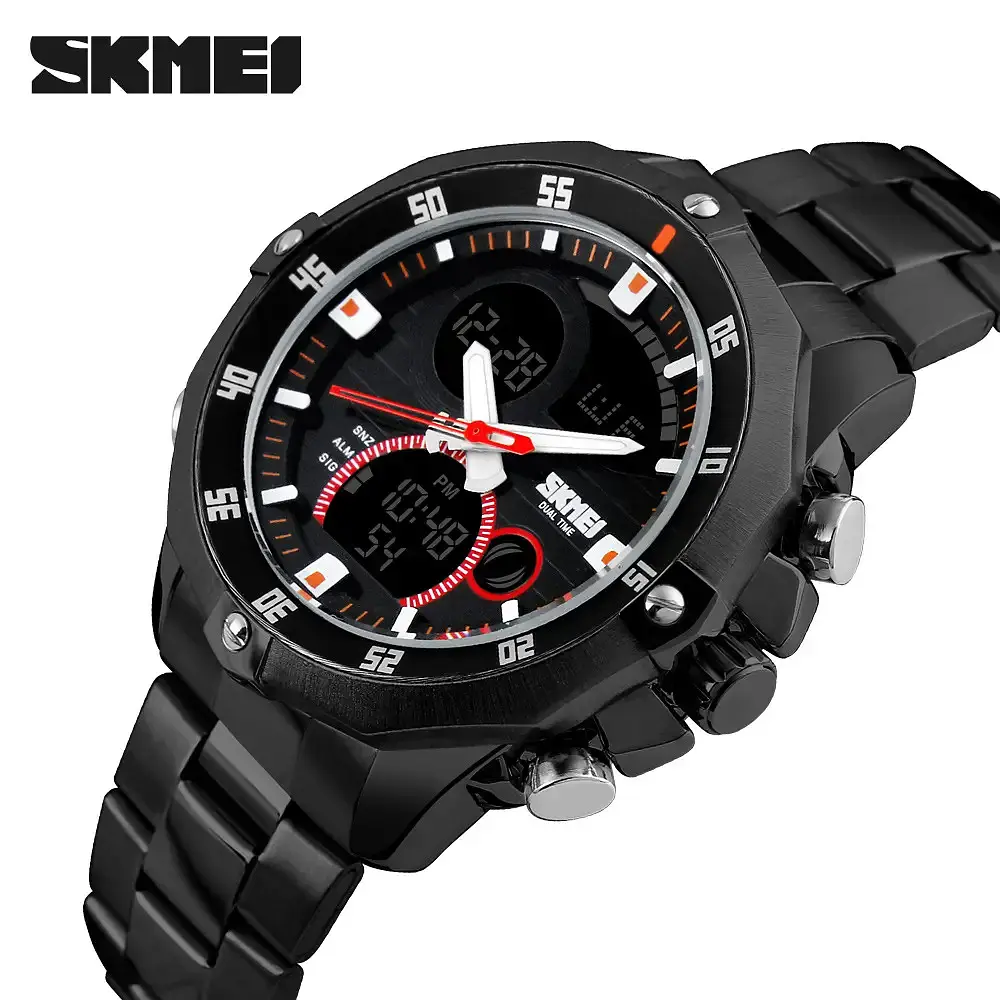 Мужские наручные часы Skmei 1146 Черный - фото 4