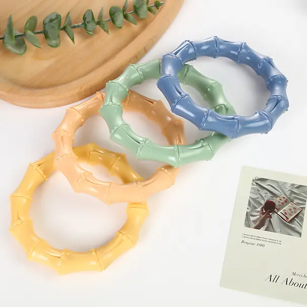 Іграшка-кільце для собак Derby Dog Bamboo Chew Toy Ring, М'ятний - фото 2
