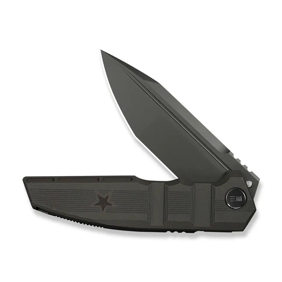Ніж складаний туристичний Weknife Breach (9.8 см) Bohler M390 / Titanium вугільно-сірий - фото 3