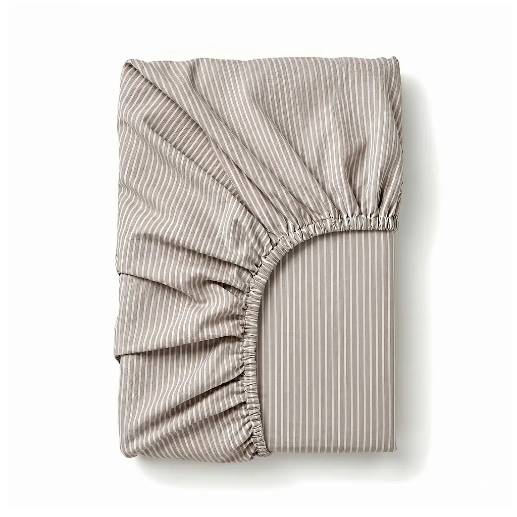 Простирадло на резинці з вареної бавовни 80х160 CASHMERE STRIPE COSAS (2200000049414)