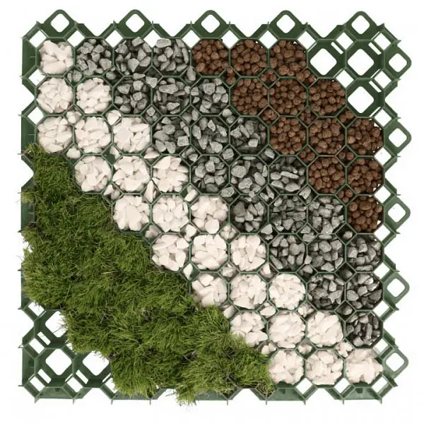 Газонная решетка Bradas MULTI GRID 40х600x600 мм KRMG40GY - фото 3