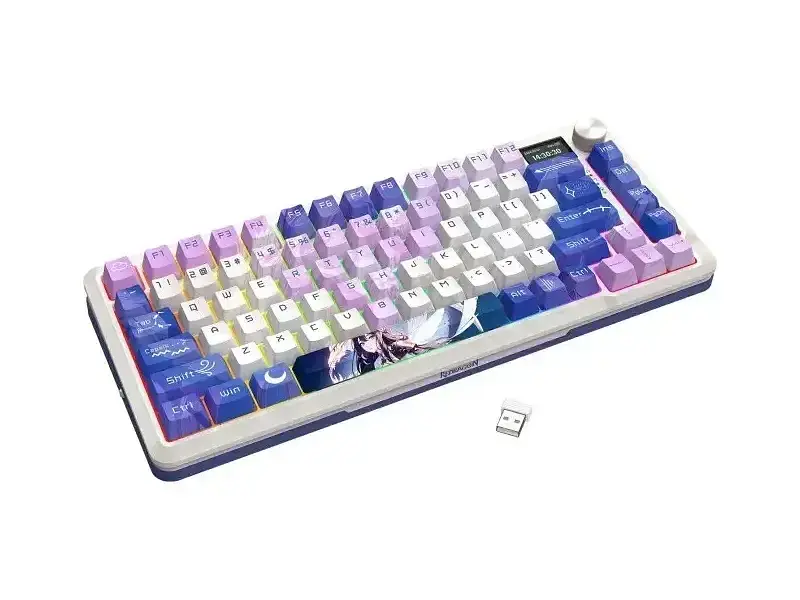 Клавіатура REDRAGON Flekact Pro Leopard L Violet (K708AK-RGB-PRO) - фото 5