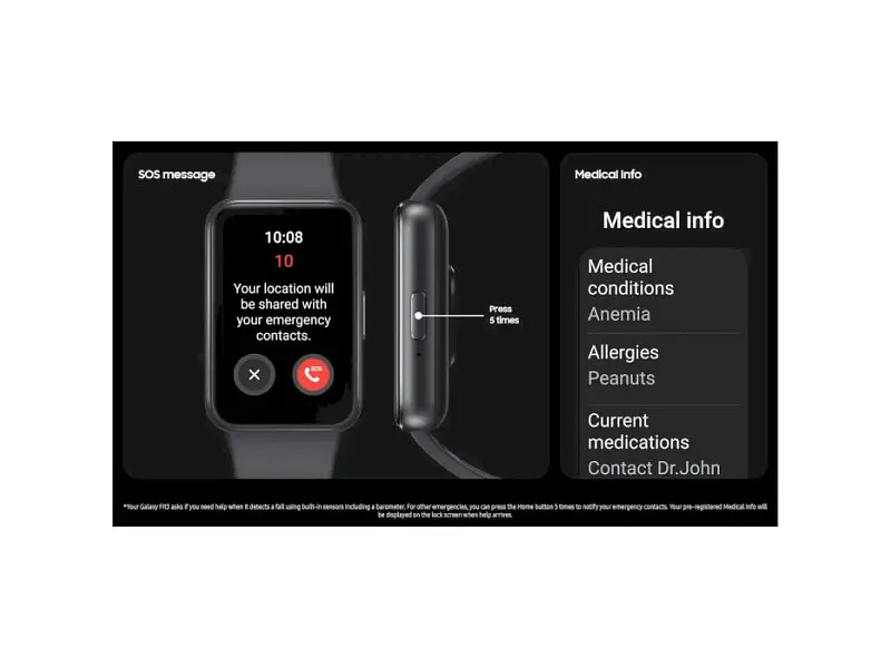 Фітнес-браслет Samsung Galaxy Fit3 Silver (SM-R390NZSA) - фото 8