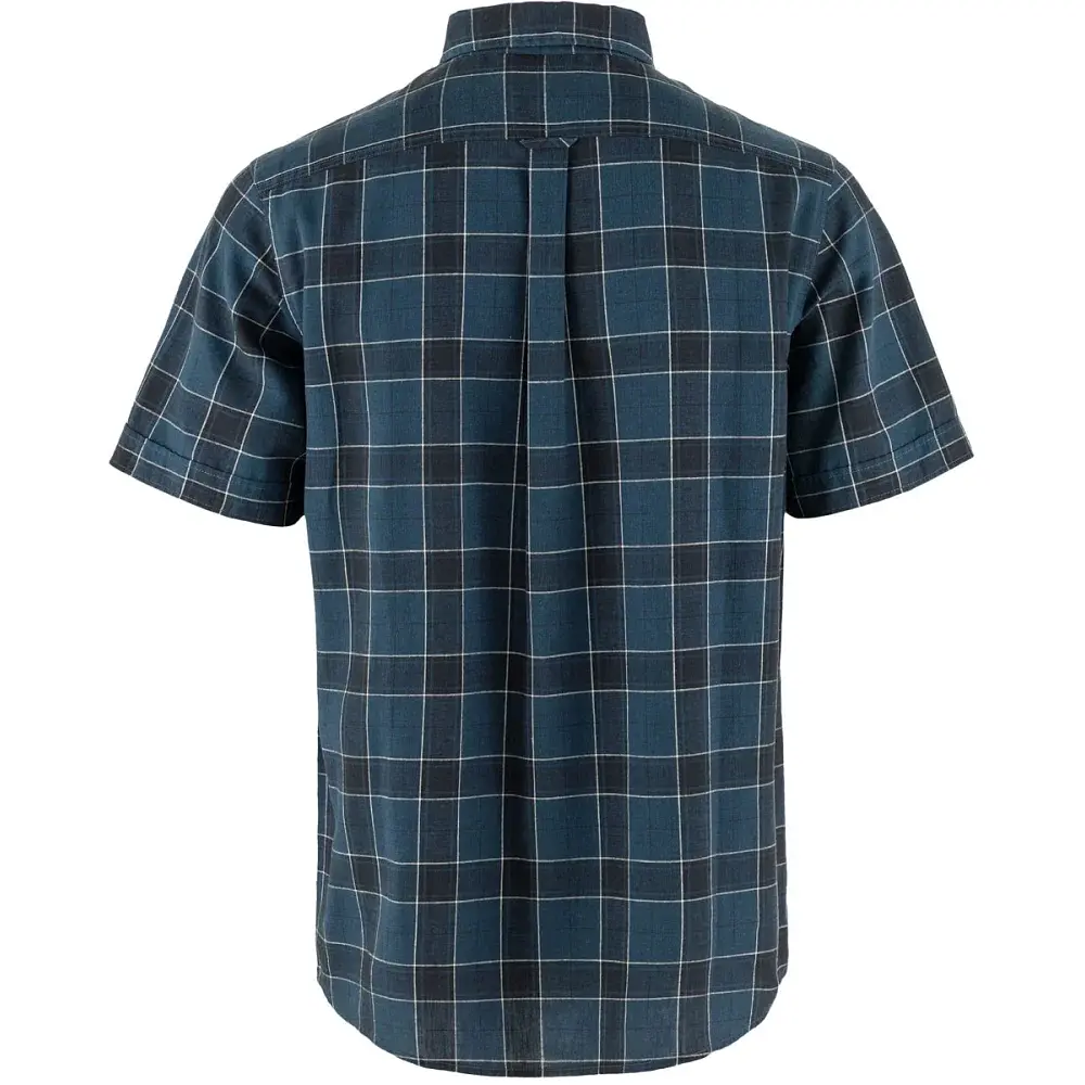 Сорочка Fjallraven Ovik Travel Shirt SS M XL indigo blue/dark navy - фото 2