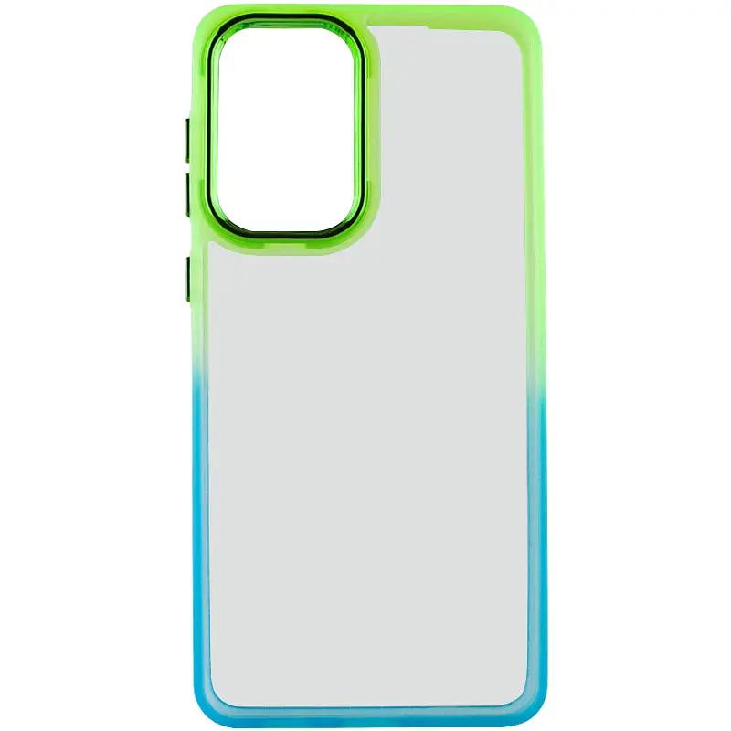 Чохол TPU+PC Fresh sip series для Motorola Moto E13 Бірюзовий / Лимонний - фото 2