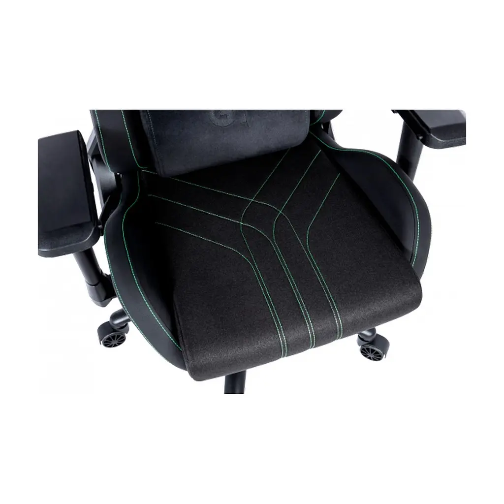Крісло ігрове GT Racer X-8006 Black/Green (X-8006 Fabric Black/Green) - фото 7
