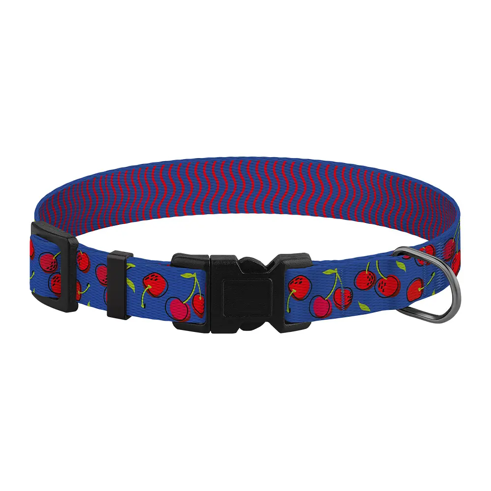Нашийник для собак BronzeDog Urban Fruits Вишні XS - фото 2