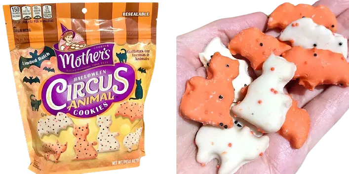 Печиво у формі тварин Mother's Halloween Circus Animal Cookies 255 г - фото 4