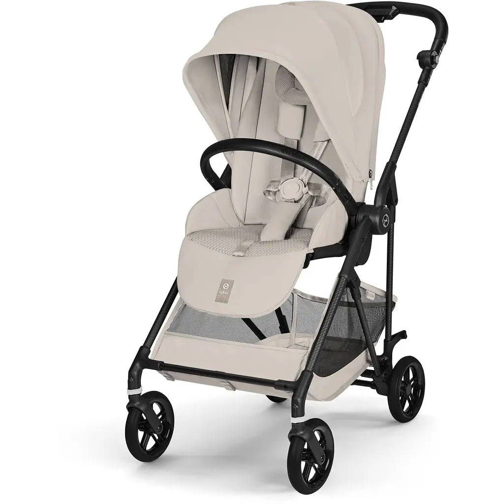 Коляска Melio Carbon Dune Grey (з бампером)