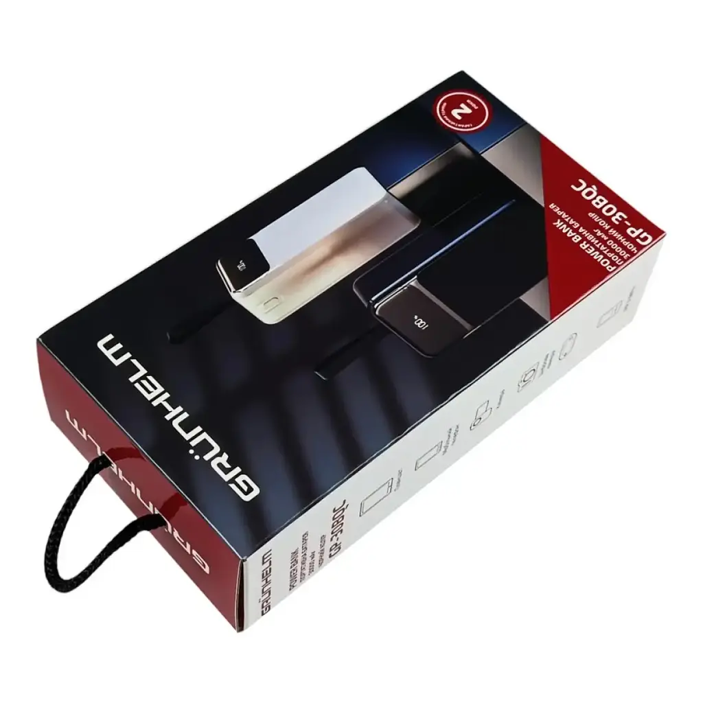 Портативная батарея Grunhelm GP-30BQC 30000 mAh (137532) - фото 6