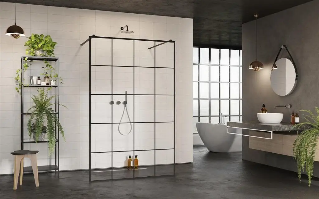 Душова перегородка Radaway Modo X Black I Factory 120 см 388324-54-57 - фото 3