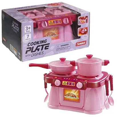 Ігровий набір посуду Cooking Plate with Dishes 7 pcs