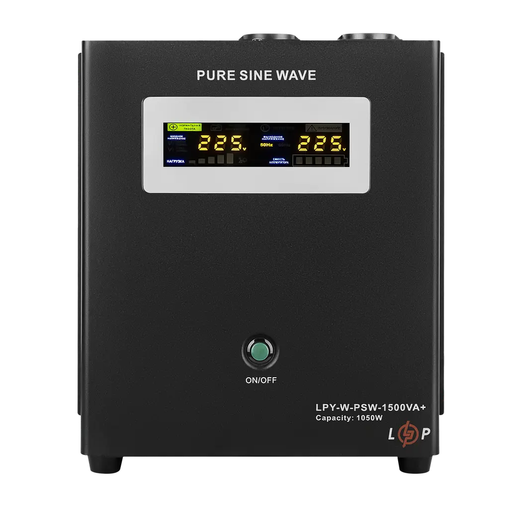 Комплект резервного питания LP (LogicPower) ИБП + мультигелевая батарея (UPS W1500 + АКБ MG 3600Wh) - фото 3