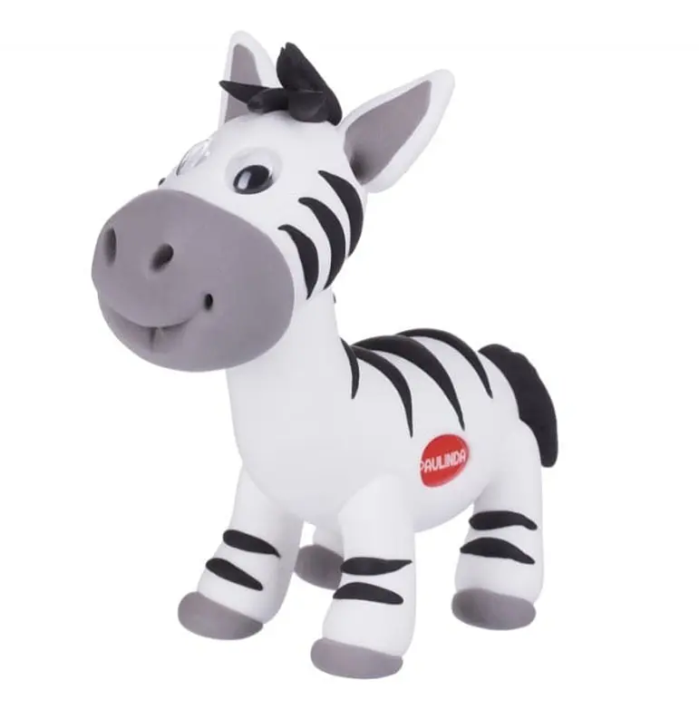 Маса для ліплення Paulinda Super Dough Fun4one Зебра з рухомими очима (PL-1563) - фото 2