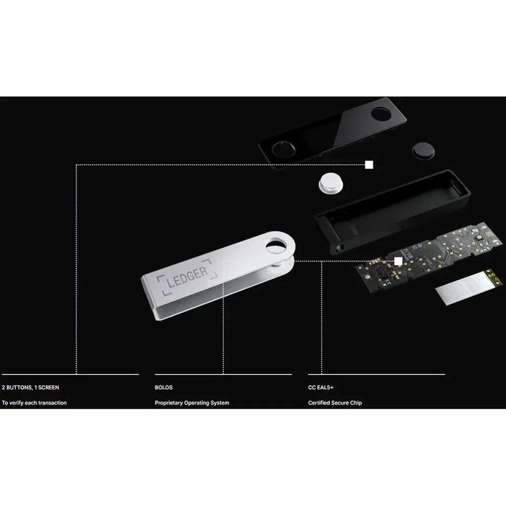 Криптогаманець Ledger Nano X Onyx Black [107521] - фото 8