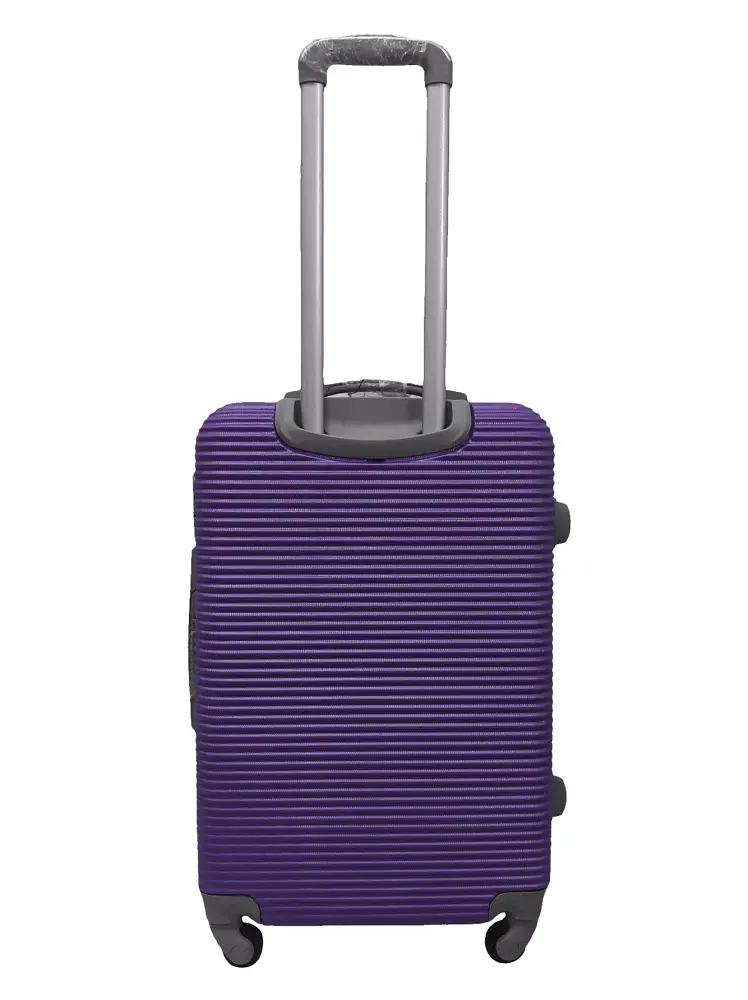 Валіза середня M ABS-пластик Milano bag 004 66×44×28,5см 75л Фіолетовий - фото 3
