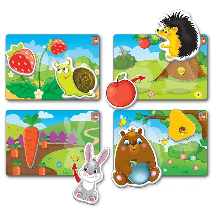 Вжик-вжик Липучки Vladi Toys Вкусняшки, укр. язык (VT1302-22) - фото 2