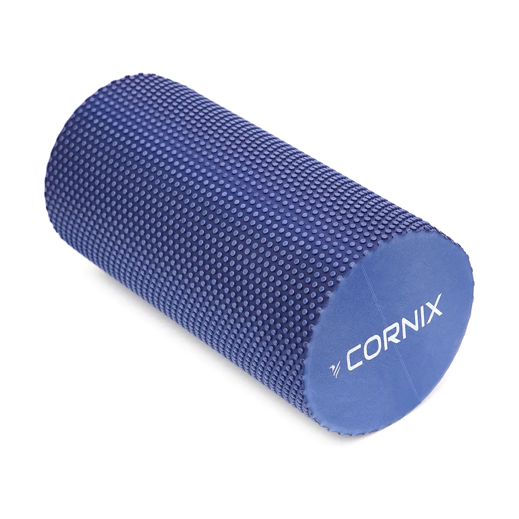 Масажний ролик Cornix EVA+ 30 x 15 см (валик, ролер) XR-0299 Navy Blue - фото 3