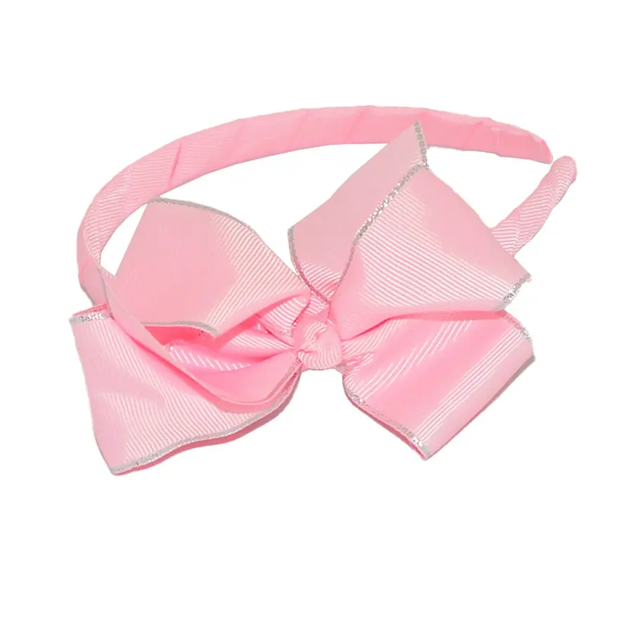 Набор Обручи детские с бантиком La-beauty 0106-012, 5 цветов - фото 5