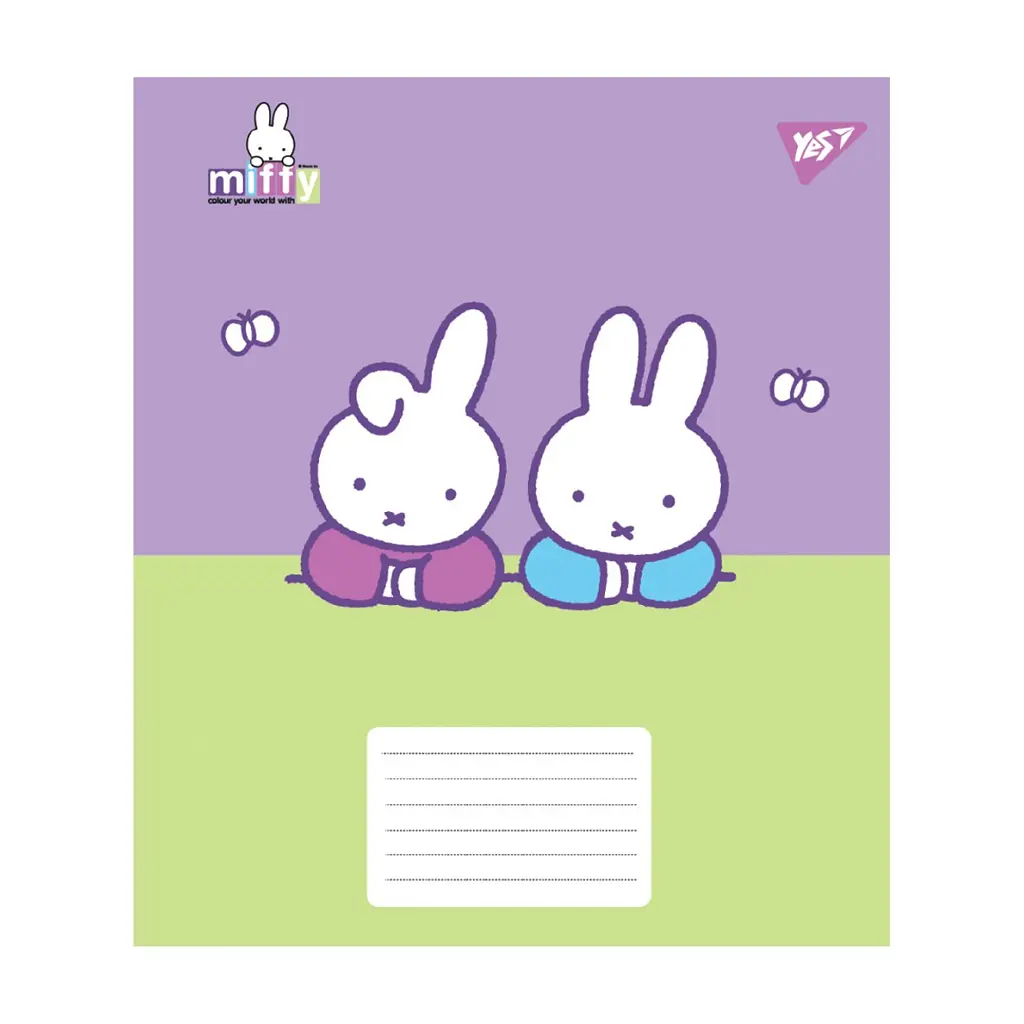 Зошит Yes Miffy Spring А5 18 аркушів лінія (767628), в асортименті - фото 6