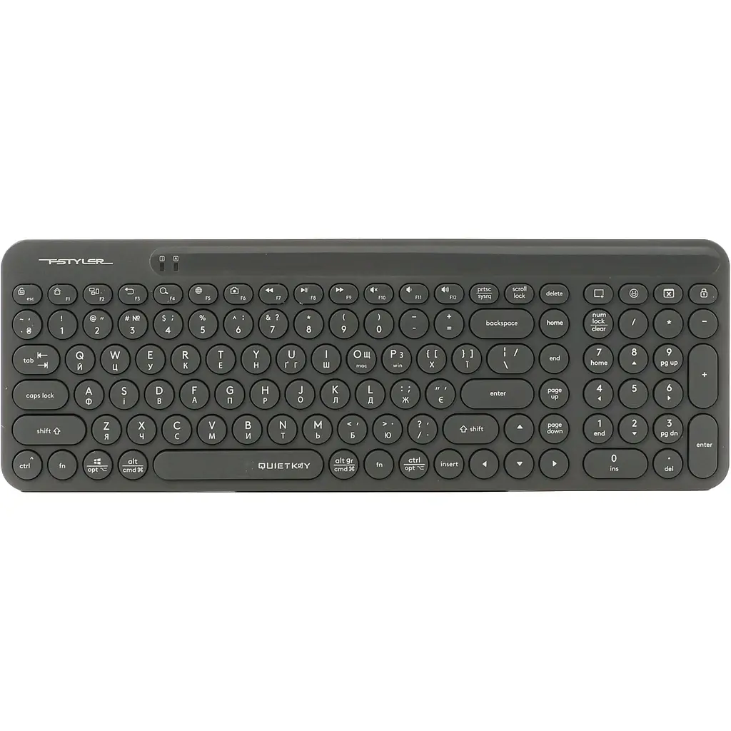 Комплект (клавіатура + миша) A4Tech Fstyler FG3300 Air2 Gray (4711421997416) [150739] - фото 4