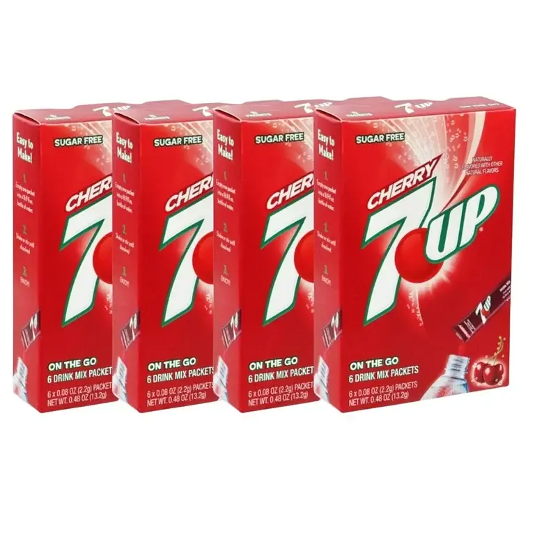Порошковий напій 7UP Powder Drink Mix Cherry 6 стіків 13.2 г - фото 5