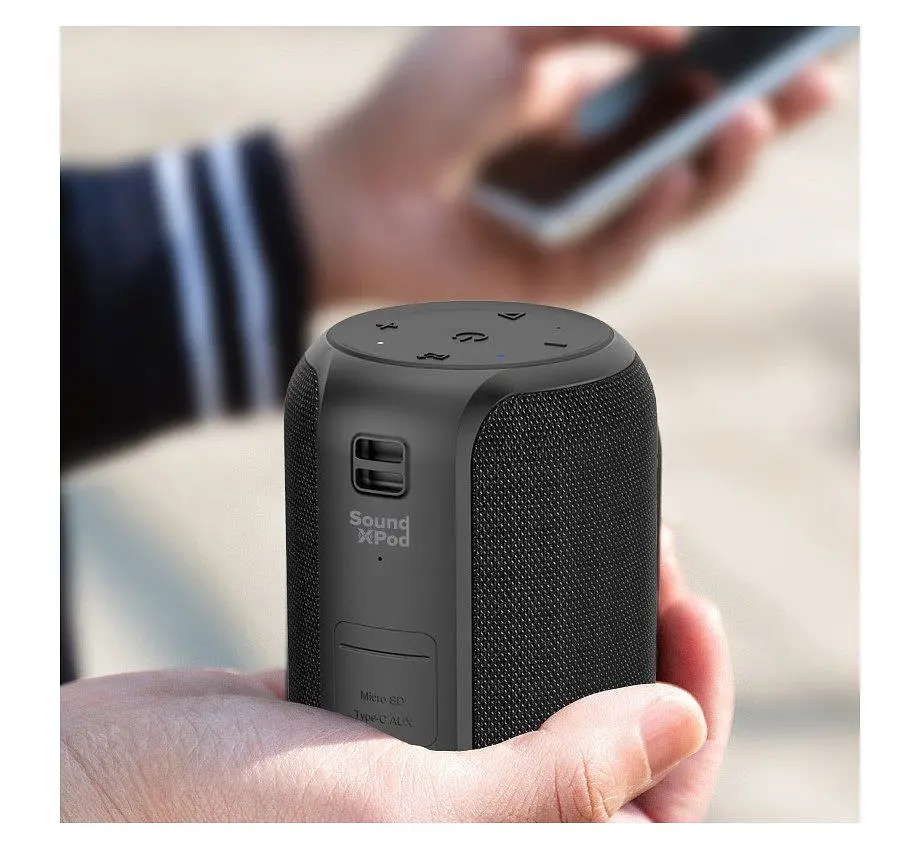 Портативная колонка 2E SoundXPod Bluetooth TWS Waterproof Black - фото 6