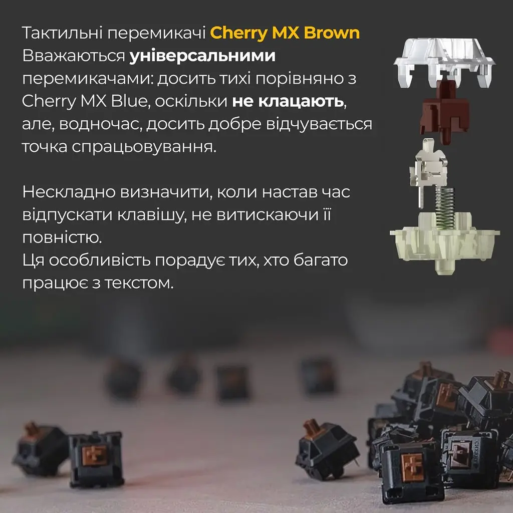 Клавиатура Ducky One 3 Cherry MX Brown Matcha Cream DKON2108-BUAPXМAEGGC1 UA [126105] - фото 10