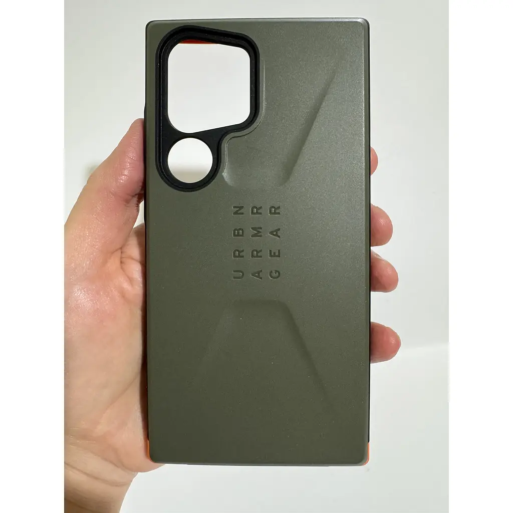 Оригинальный противоударный чехол UAG Civilian для Samsung Galaxy S24 Ultra (6.8") Olive 214439117272 - фото 8