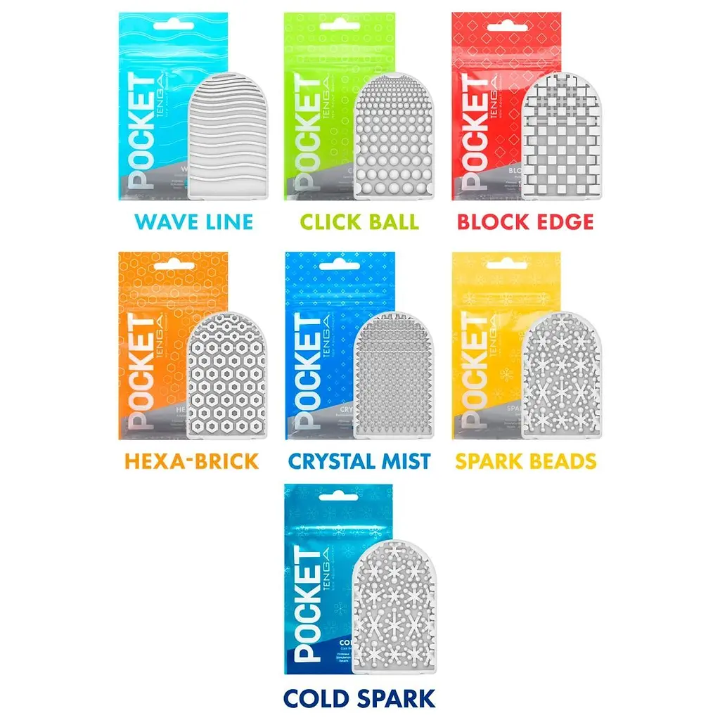 Мастурбатор Tenga Pocket Wave Line (SO5594) [96197] - фото 8