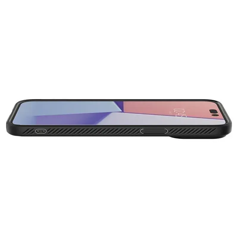 Чохол-накладка Spigen Liquid Air для Apple Iphone 14 Pro Matte Black (ACS04957) - фото 9
