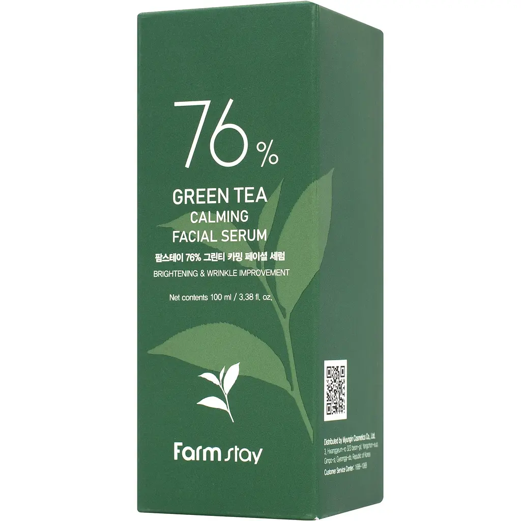 Сироватка для обличчя FarmStay Green Tea Calming Facial Serum 100 мл - фото 2