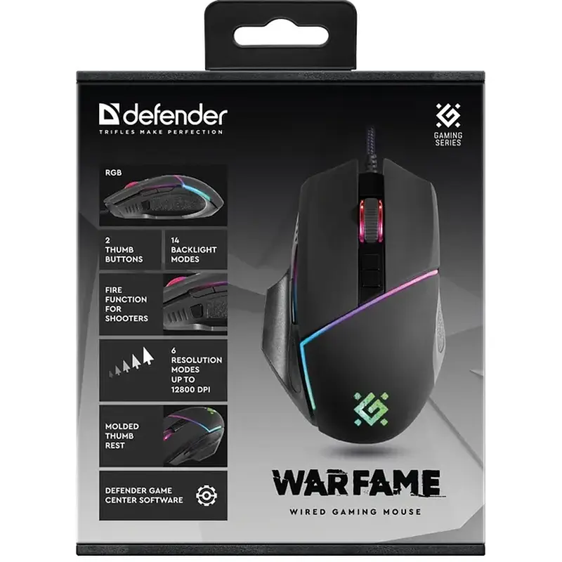 Мышь DEFENDER Warfame GM-880L 52880 - фото 5