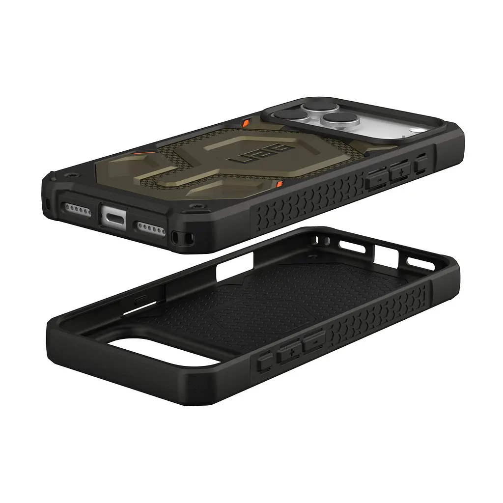 Чехол UAG для iPhone 17 Pro Max, Monarch Pro MagSafe, Kevlar Element Green teh0026319 - фото 7