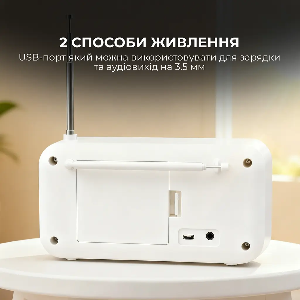 Радіоприймач Sharp DR-P420 White - фото 11