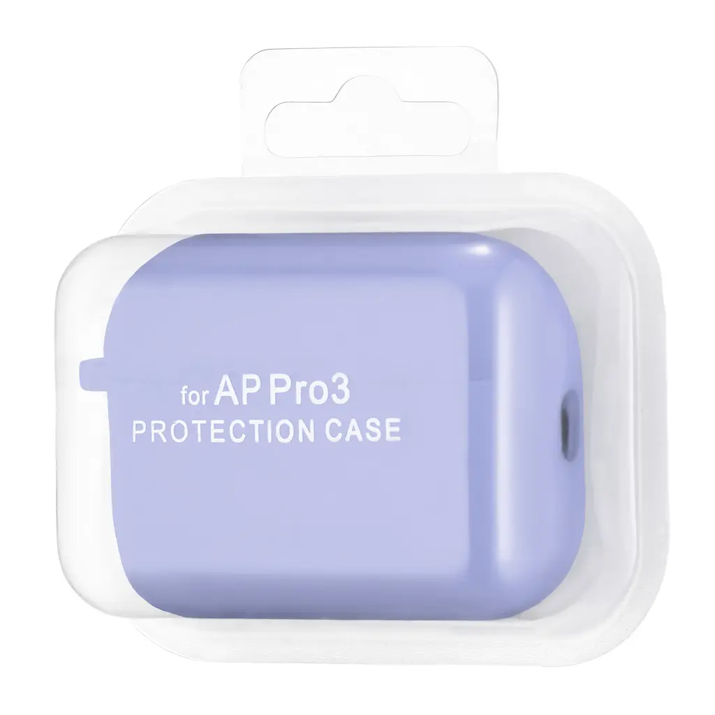 Чохол Silicone Case 2,5mm with microfiber for AirPods Pro 3 Lilac Purple - фото 2