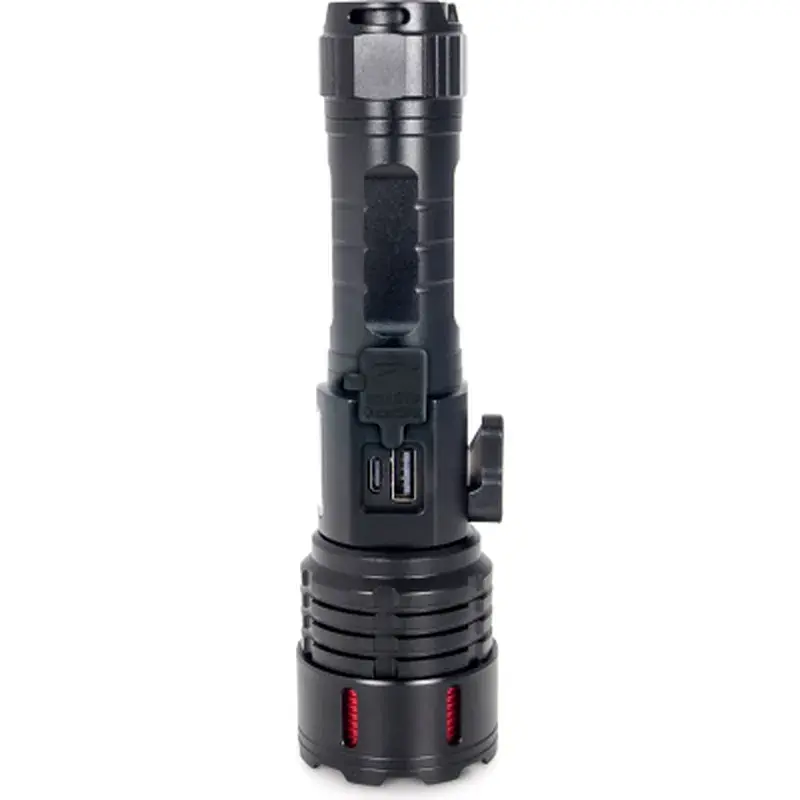 Ліхтар Quantum QM-FL1036 STREAM 4500mAh 10WLED zoom +3WCOB Type-C/Power Bank (QM-FL1036) - фото 8