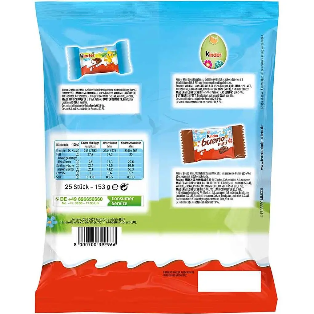 Набір цукерок Kinder Mix Easter Minis 153 г - фото 5