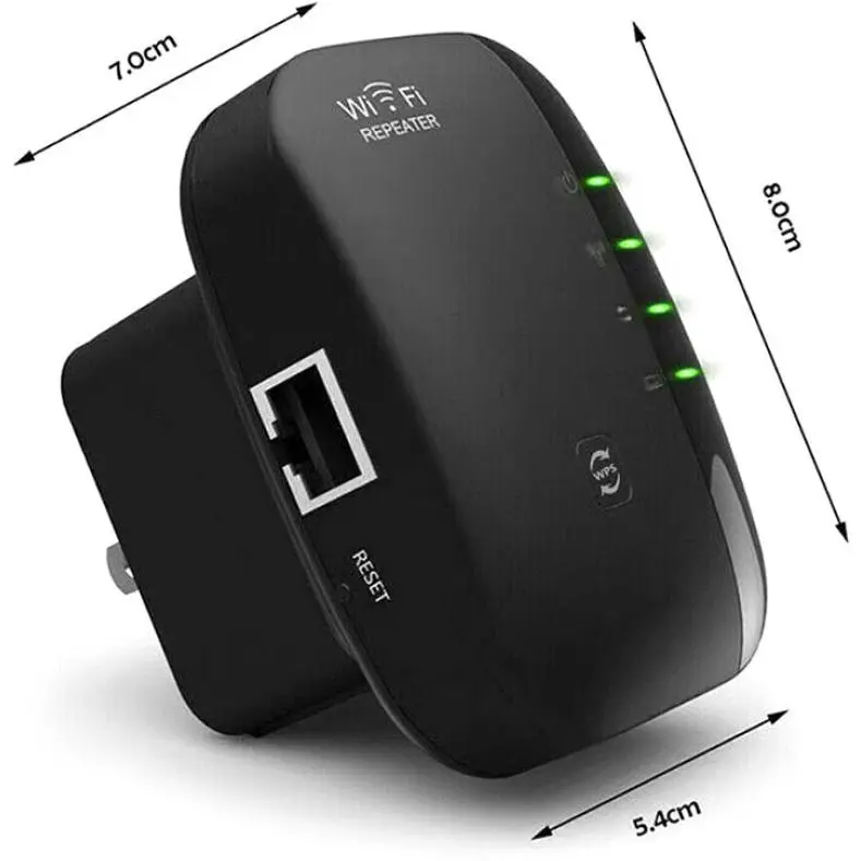 Ретранслятор репітер підсилювач сигналу Wi-Fi Pix-Link LV-WR03 Black (16171) - фото 3