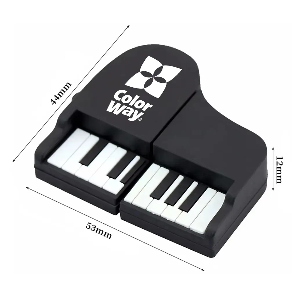 USB флеш накопичувач ColorWay Piano 32 GB 3.0 Black (CW-USBPO32) - фото 8