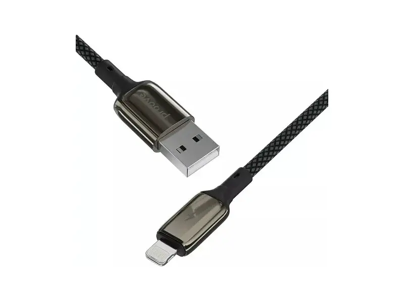 Кабель Proove Dense Metal Lightning 2.4A 1m Black (CCDM20001101) - фото 2