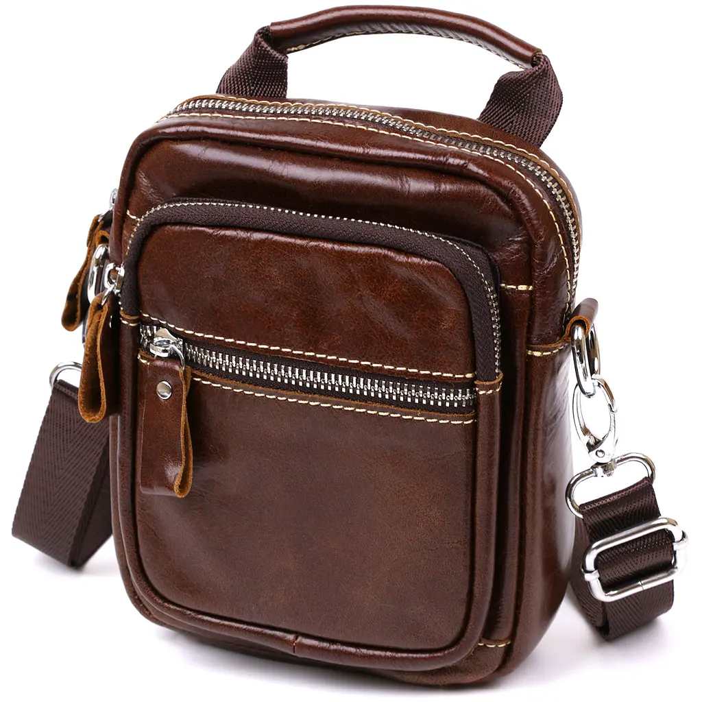 Чоловіча сумка Vintage 15х19х6,5 см sum0020145 - фото 10
